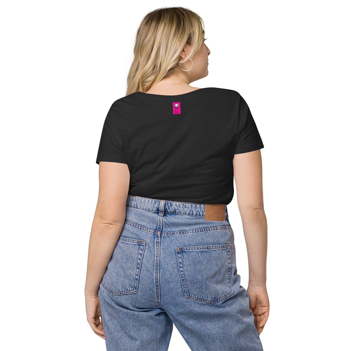 ST. LUAPI | Damen-T-Shirt mit V-Ausschnitt